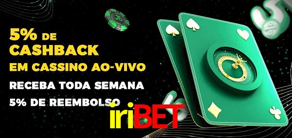 Promoções do cassino ao Vivo iribet